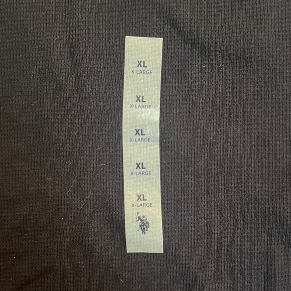 NWT - US POLO ASSN - Black Long Sleeve Shirt with Red Logo - Picture 5 of 10